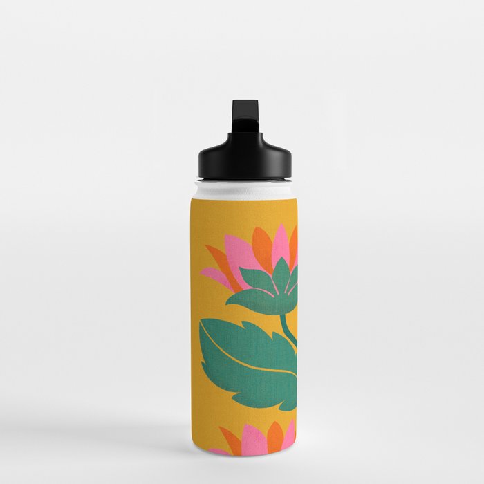 Art Nouveau - Tropical Trio  Water Bottle Gallery Image 3