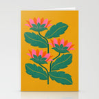 Art Nouveau - Tropical Trio  Stationery Card Gallery Image 2