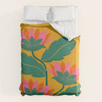 Art Nouveau - Tropical Trio  Duvet Cover Gallery Image 6