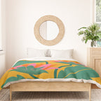 Art Nouveau - Tropical Trio  Duvet Cover Gallery Image 3