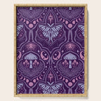 Celestial Forest Damask - Violet Serving Tray Gallery Image 1