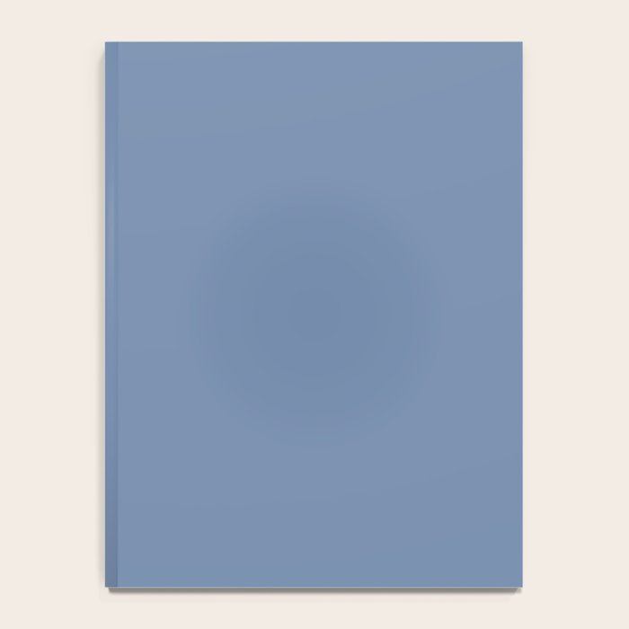 Cornflower Blue Solid Color Notebook Gallery Image 4