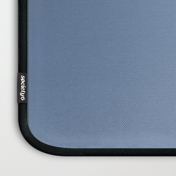 Cornflower Blue Solid Color Laptop Sleeve Gallery Image 3