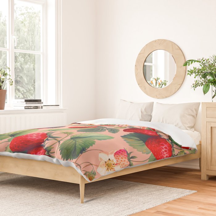 Strawberry Fields Forever V Duvet Cover Gallery Image 2