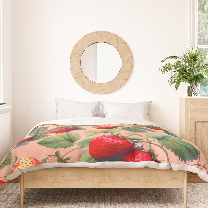 Strawberry Fields Forever V Duvet Cover Gallery Image 3