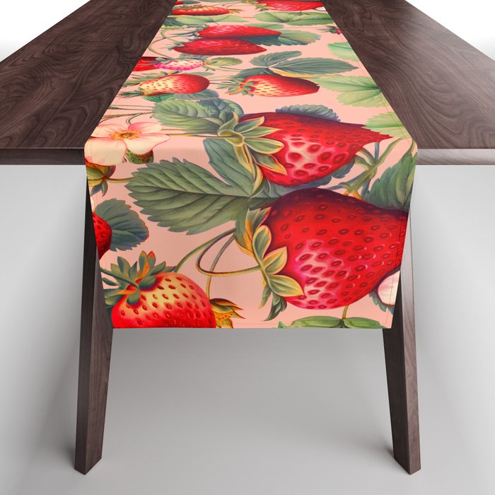 Strawberry Fields Forever V Table Runner Gallery Image 1
