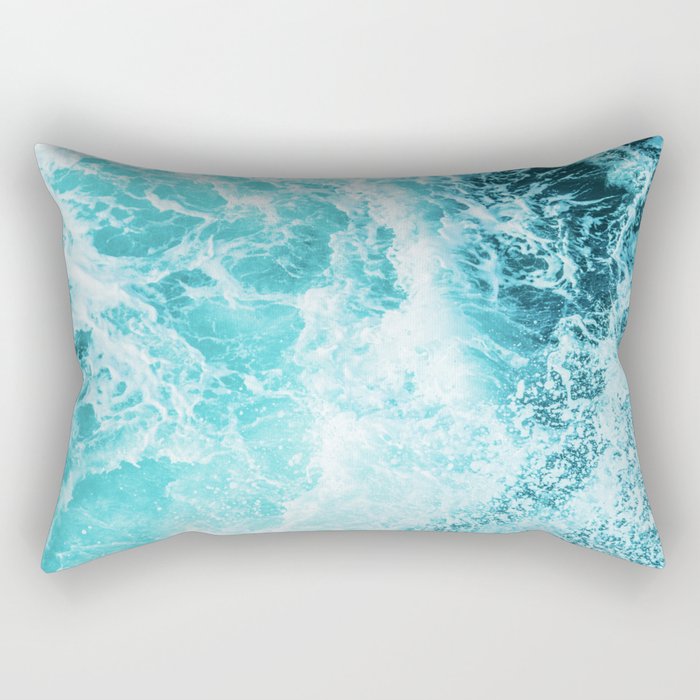 Perfect Sea Waves Rectangular Pillow Gallery Image 2