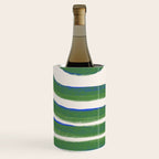 Green Blue Line Composition  Wine Chiller Gallery Image 3