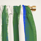 Green Blue Line Composition  Window Curtain Gallery Image 2