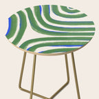 Green Blue Line Composition  Side Table Gallery Image 2