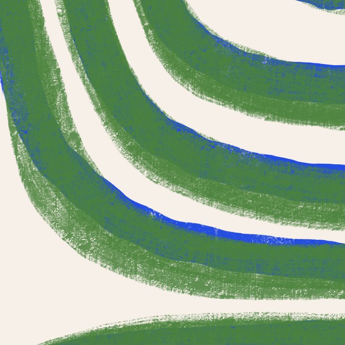Green Blue Line Composition  Coffee Mug Gallery Image 2