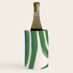 Green Blue Line Composition  Wine Chiller Gallery Image 2