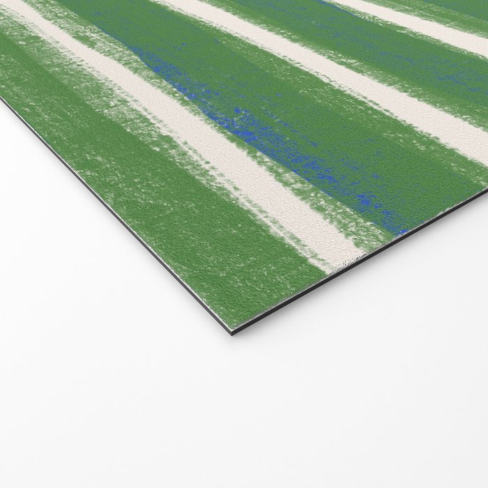Green Blue Line Composition  Welcome Mat Gallery Image 2