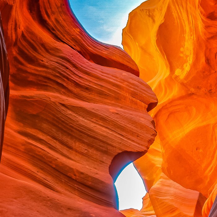 Sand & Sky Antelope Canyon Arizona Landscape Coffee Mug Gallery Image 2