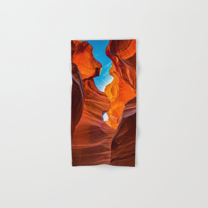 Sand & Sky Antelope Canyon Arizona Landscape Bath Towel Gallery Image 1