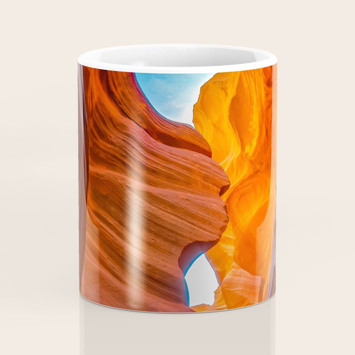 Sand & Sky Antelope Canyon Arizona Landscape Coffee Mug Gallery Image 4