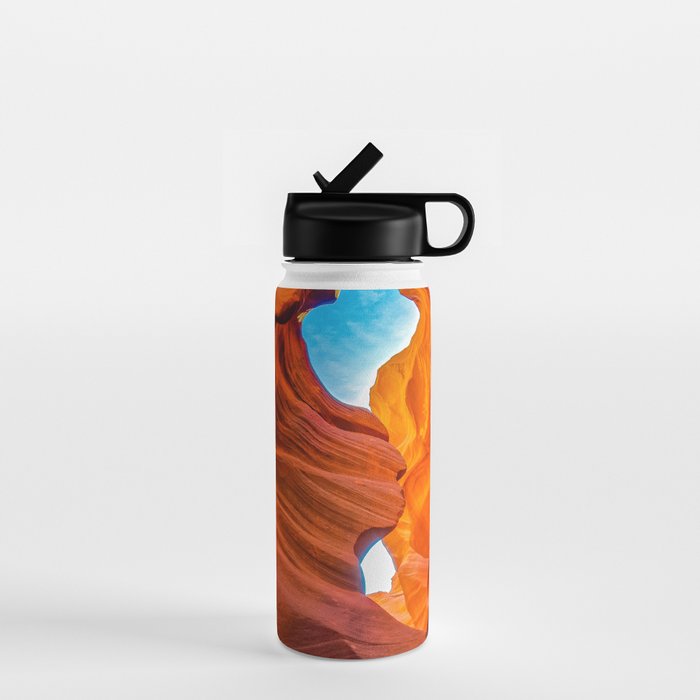 Sand & Sky Antelope Canyon Arizona Landscape Water Bottle Gallery Image 1