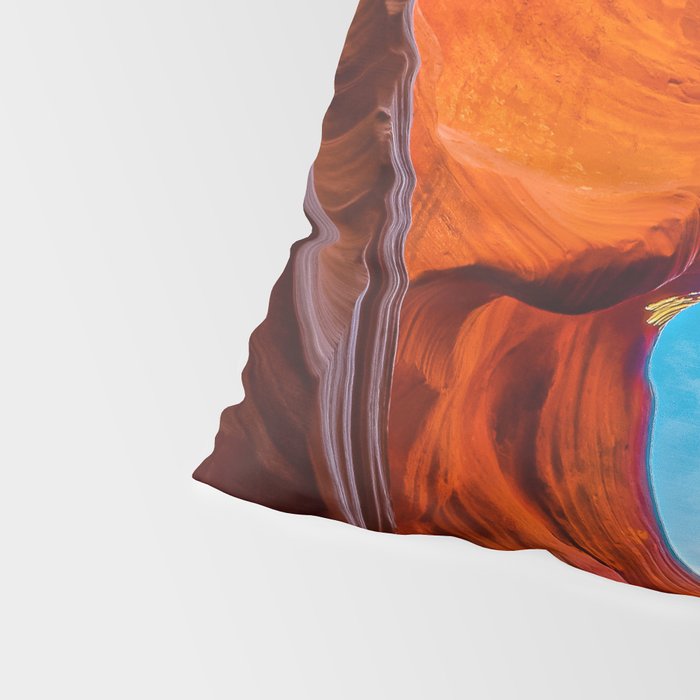 Sand & Sky Antelope Canyon Arizona Landscape Pillow Sham Gallery Image 4