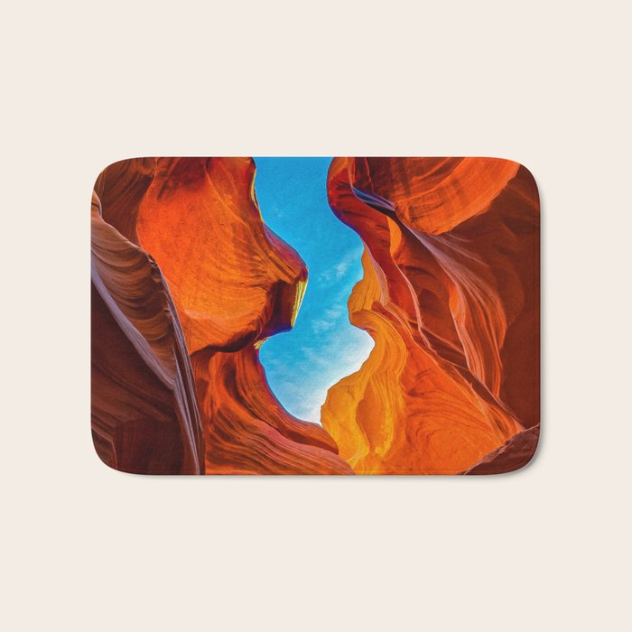 Sand & Sky Antelope Canyon Arizona Landscape Bath Mat Gallery Image 1