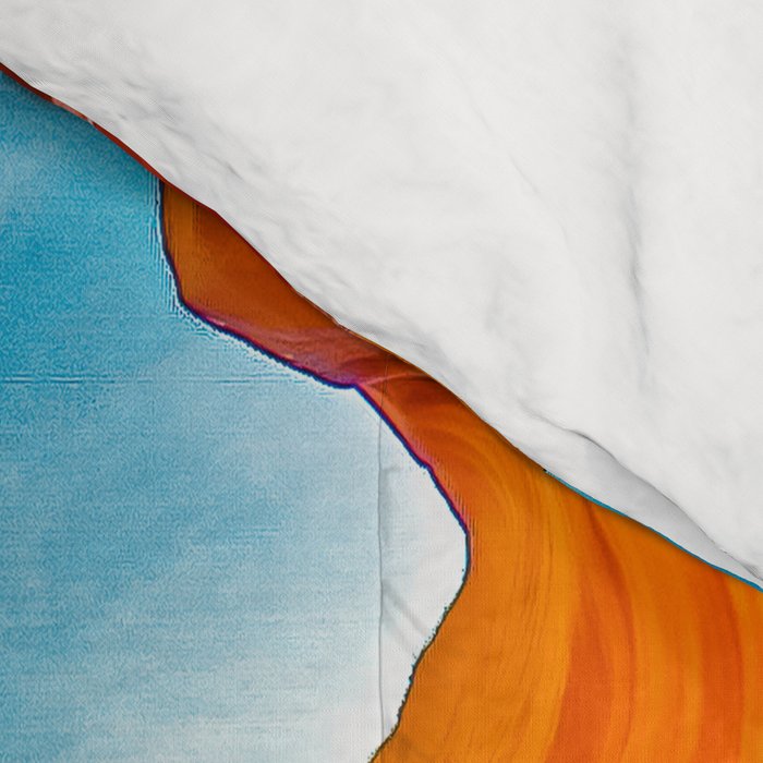 Sand & Sky Antelope Canyon Arizona Landscape Comforter Gallery Image 4
