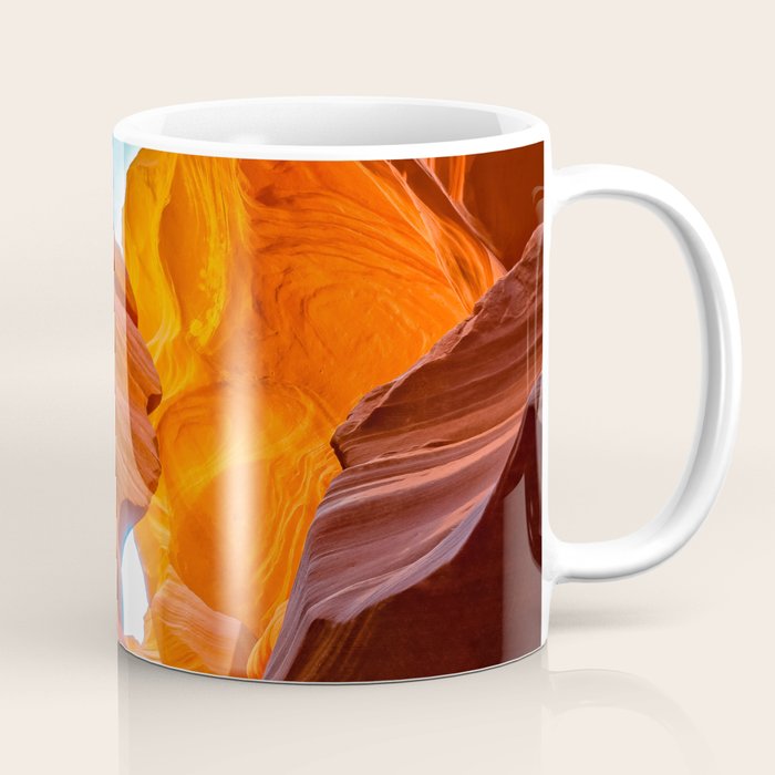 Sand & Sky Antelope Canyon Arizona Landscape Coffee Mug Gallery Image 1