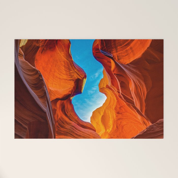 Sand & Sky Antelope Canyon Arizona Landscape Welcome Mat Gallery Image 1