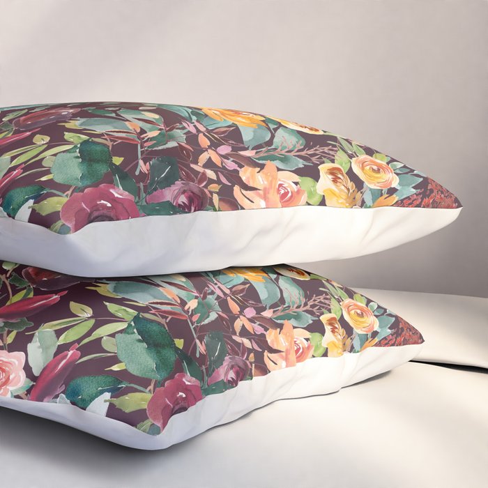 Fall Floral Pillow Sham Gallery Image 3