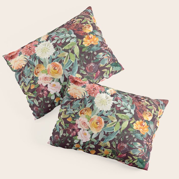 Fall Floral Pillow Sham Gallery Image 3