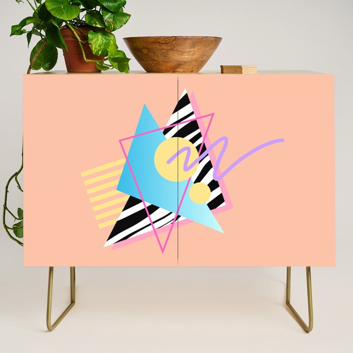 Memphis pattern 122 - 80s / 90s Retro Credenza Gallery Image 1