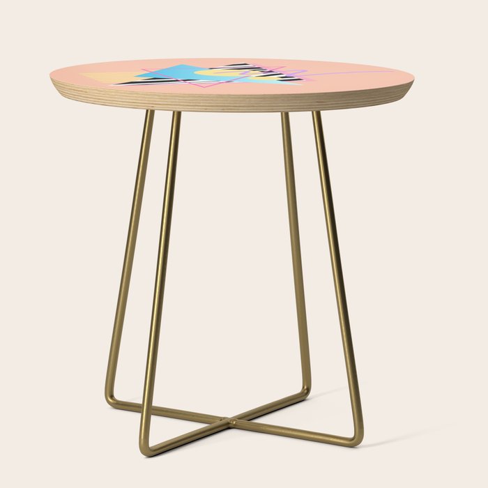 Memphis pattern 122 - 80s / 90s Retro Side Table Gallery Image 1