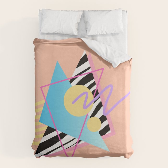 Memphis pattern 122 - 80s / 90s Retro Duvet Cover Gallery Image 1