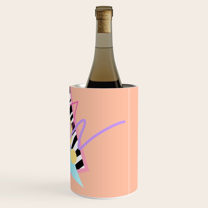 Memphis pattern 122 - 80s / 90s Retro Wine Chiller Gallery Image 3