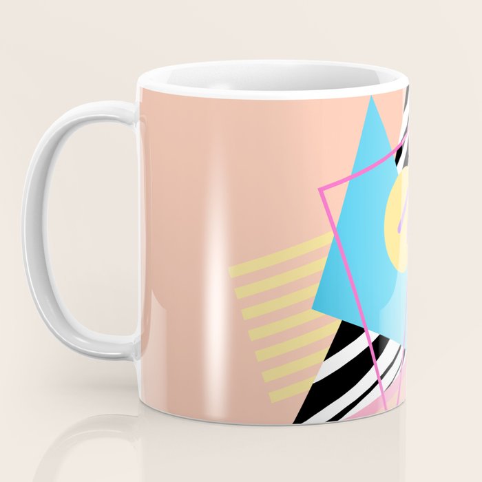 Memphis pattern 122 - 80s / 90s Retro Coffee Mug Gallery Image 3