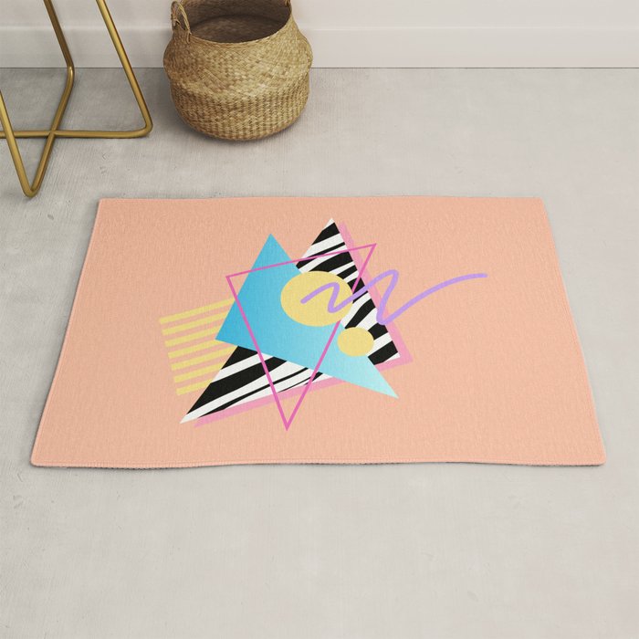 Memphis pattern 122 - 80s / 90s Retro Rug Gallery Image 1