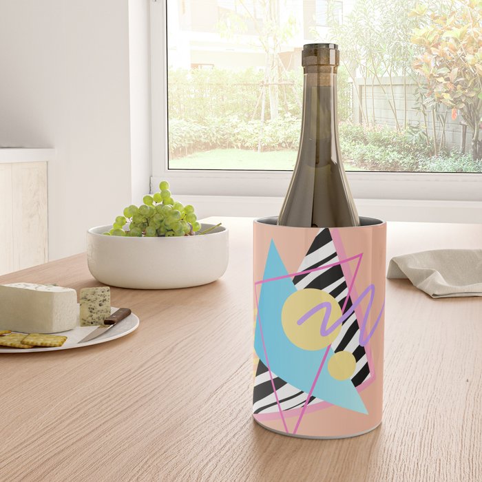 Memphis pattern 122 - 80s / 90s Retro Wine Chiller Gallery Image 4