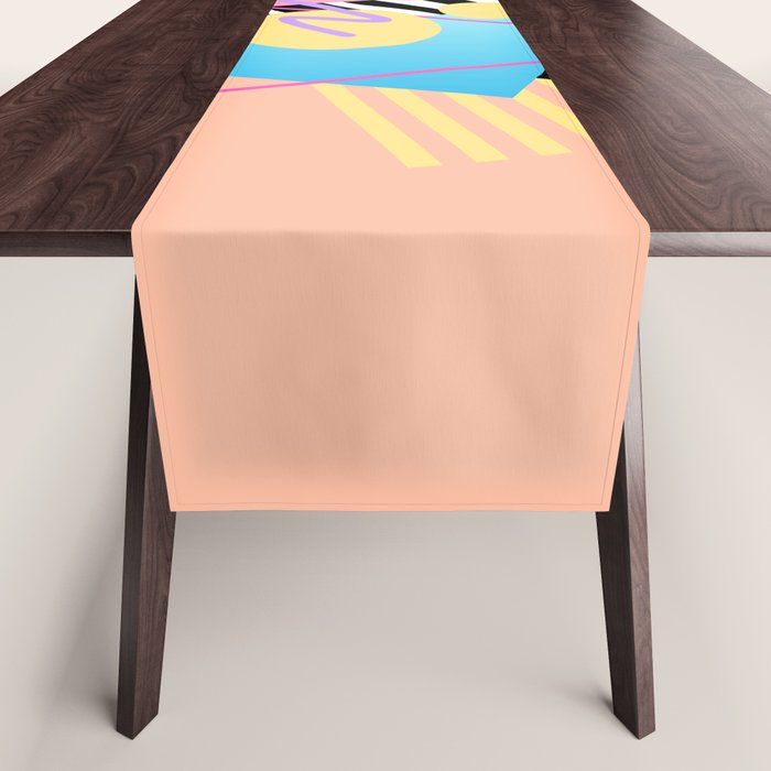 Memphis pattern 122 - 80s / 90s Retro Table Runner Gallery Image 1
