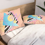 Memphis pattern 122 - 80s / 90s Retro Pillow Sham Gallery Image 2