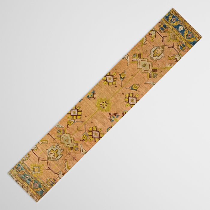 Persian Heritage Rug Design in Warm Earth Tones Table Runner Gallery Image 3