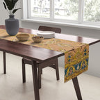 Persian Heritage Rug Design in Warm Earth Tones Table Runner Gallery Image 2