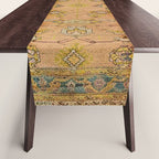 Persian Heritage Rug Design in Warm Earth Tones Table Runner Gallery Image 1
