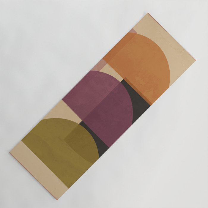 Modern Abstract Minimal Shapes 124 Yoga Mat Gallery Image 1