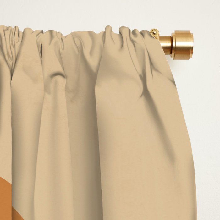 Modern Abstract Minimal Shapes 124 Window Curtain Gallery Image 2