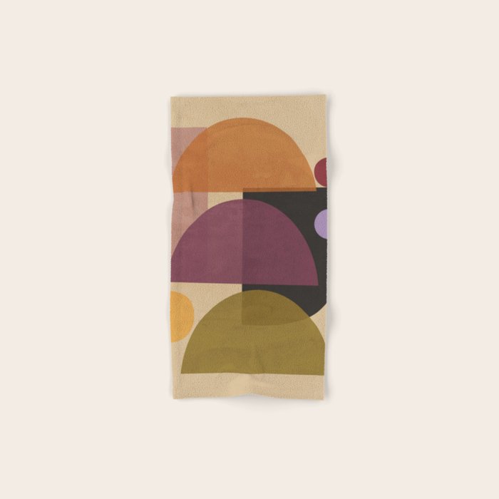 Modern Abstract Minimal Shapes 124 Bath Towel Gallery Image 1