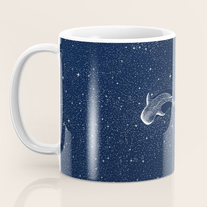 Star Eater COLOR GRAD -  turquoise Coffee Mug Gallery Image 3