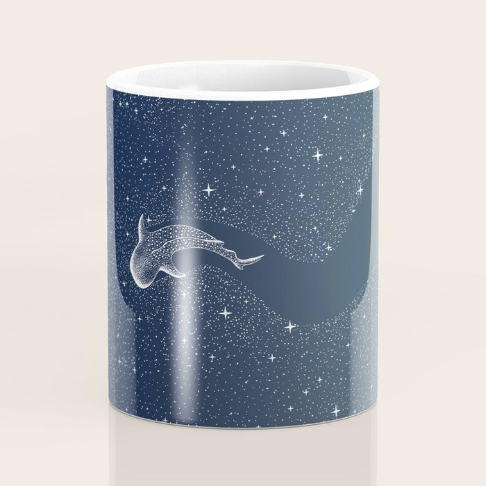 Star Eater COLOR GRAD -  turquoise Coffee Mug Gallery Image 4