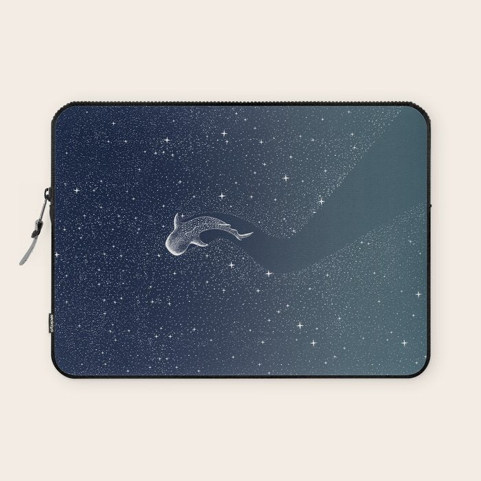Star Eater COLOR GRAD -  turquoise Laptop Sleeve Gallery Image 1