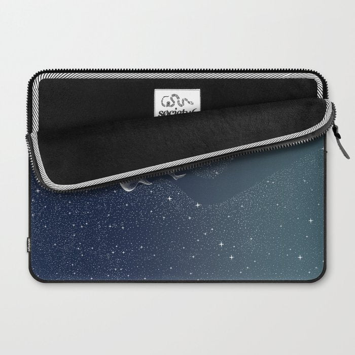 Star Eater COLOR GRAD -  turquoise Laptop Sleeve Gallery Image 2