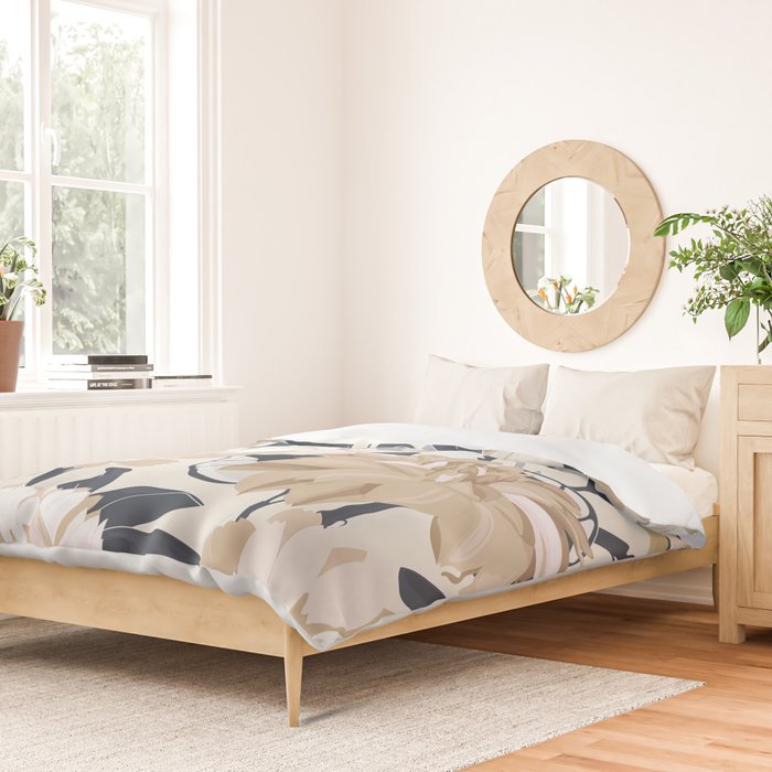 Modern Floral Duvet Cover Gallery Image 2