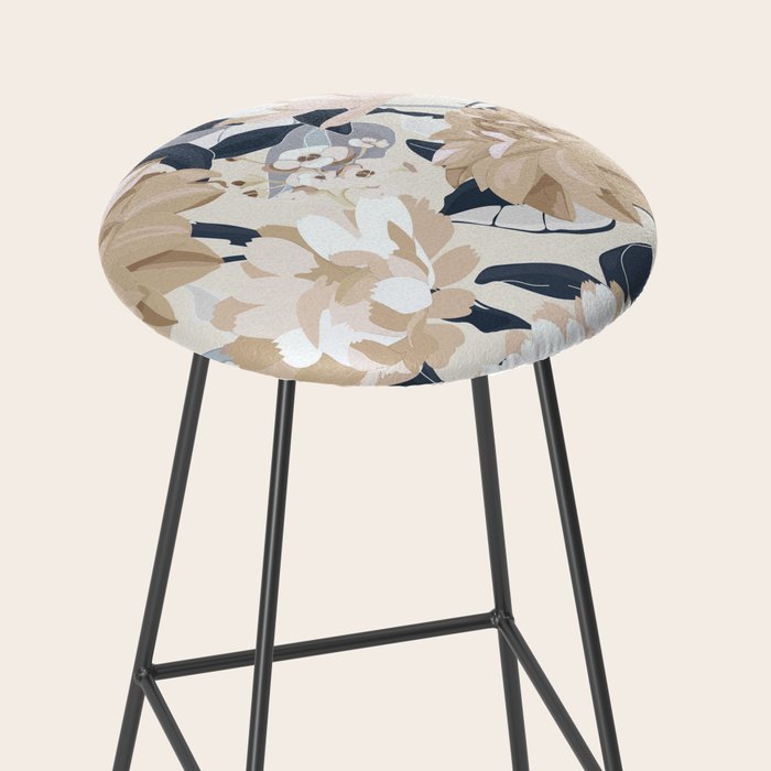 Modern Floral Stool Gallery Image 2