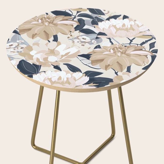 Modern Floral Side Table Gallery Image 2